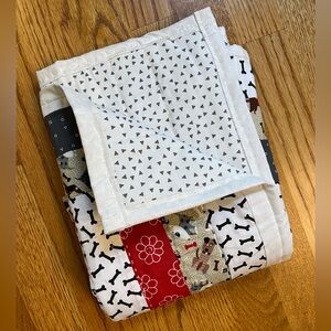 DOG quilt or lap quilt hand crafted NEW